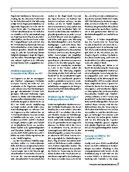 Vorschauseite 5: Verknüpfung von randomisierten kontrollierten Studien und Real World Data