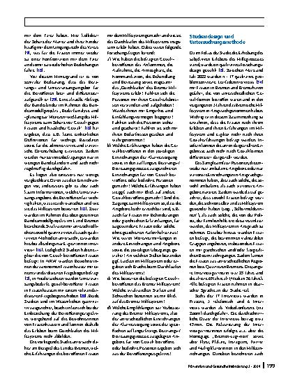 Vorschauseite 2: Das Bremer Hilfesystem für gewaltbetroffene Frauen – eine qualitative Erhebung der Betroffenenperspektive