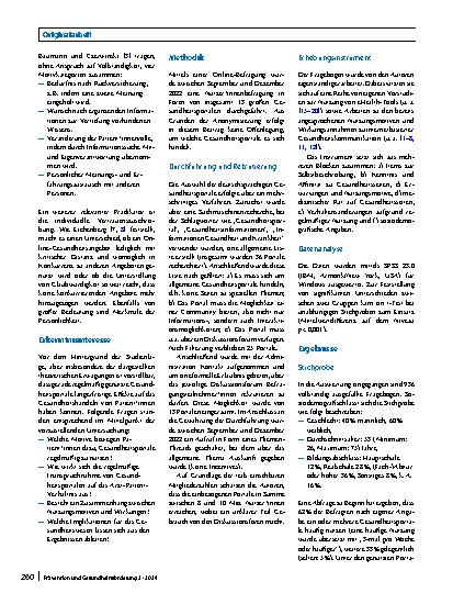 Vorschauseite 2: Wie verändert die regelmäßige Nutzung von Gesundheitsportalen das Verhalten von Patient*innen? – Ergebnisse einer Befragungsstudie