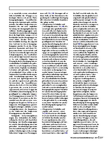 Vorschauseite 5: Entwicklung gesundheitsförderlicher Strukturen durch kooperative Planung
