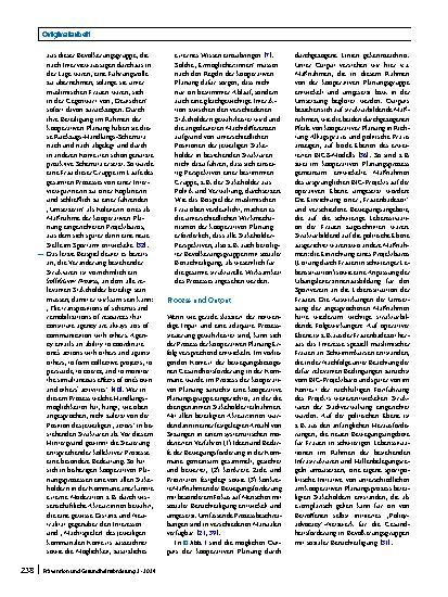 Vorschauseite 6: Entwicklung gesundheitsförderlicher Strukturen durch kooperative Planung