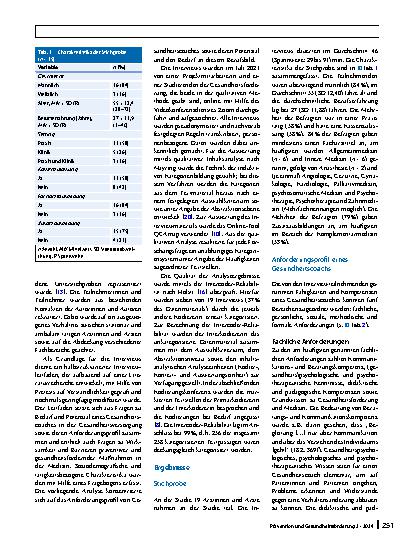 Vorschauseite 2: Gesundheitsförderung und Prävention durch Gesundheitscoaches in der Routineversorgung – eine qualitative Interviewstudie mit Ärztinnen und Ärzten