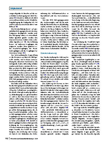 Vorschauseite 4: Die Lebenszufriedenheit von Geflüchteten in Deutschland – auch eine Frage von Aufnahmelandbedingungen, Assimilation und Zugehörigkeit?