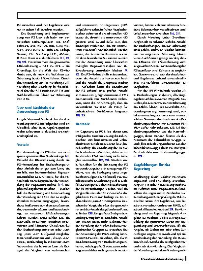 Vorschauseite 5: Die Anwendung der Propensity-Score-Methode