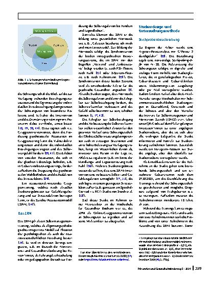 Vorschauseite 2: „Löwenstark in der Schwangerschaft!“ Ressourcenaktivierung und Stressreduktion mit dem Zürcher Ressourcen Modell (ZRM®) – eine unkontrollierte Interventionsstudie