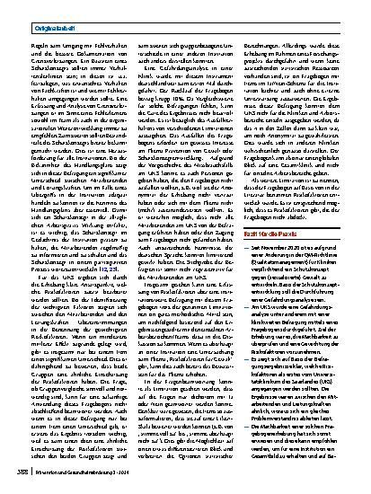 Vorschauseite 6: Gefährdungsanalyse als Baustein der Entwicklung eines Schutzkonzepts gegen (sexualisierte) Gewalt