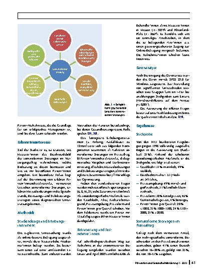 Vorschauseite 2: Somatoforme Störungen als Herausforderung für die Arzt-Patient-Beziehung – eine quantitative Fragebogenerhebung zu Beobachtungen und Umgangsstrategien von Hausärzt*innen
