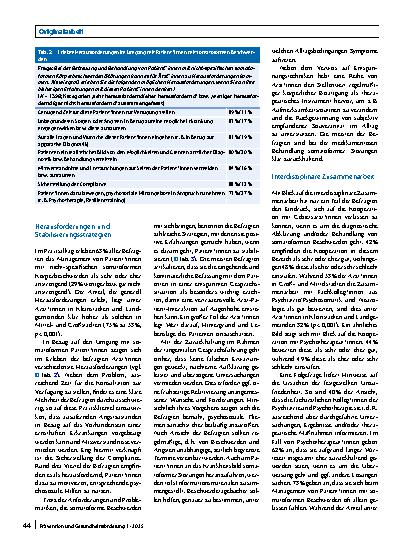 Vorschauseite 5: Somatoforme Störungen als Herausforderung für die Arzt-Patient-Beziehung – eine quantitative Fragebogenerhebung zu Beobachtungen und Umgangsstrategien von Hausärzt*innen