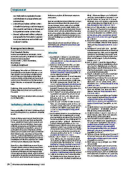 Vorschauseite 5: Risikowahrnehmung und Einstellungen bezüglich E-Zigarettenkonsum von jungen Erwachsenen: Ergebnisse aus Fokusgruppen