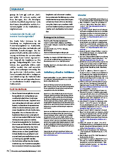 Vorschauseite 6: Alkoholpräventionsangebote für Studierende an Hochschulen – eine Analyse der Einflussfaktoren auf den Implementierungsprozess