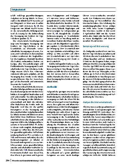 Vorschauseite 2: Mit Typ-1-Diabetes in der Schule