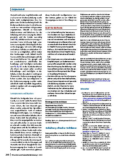 Vorschauseite 6: Mit Typ-1-Diabetes in der Schule