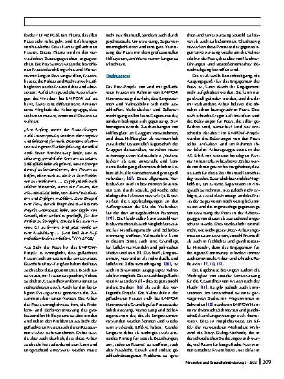 Vorschauseite 6: Gesundheitsförderung mit geflüchteten Frauen: Stärken und Herausforderungen eines Peer-Ansatzes