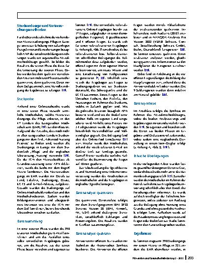 Vorschauseite 2: Advanced Nursing Practice im europäischen Raum