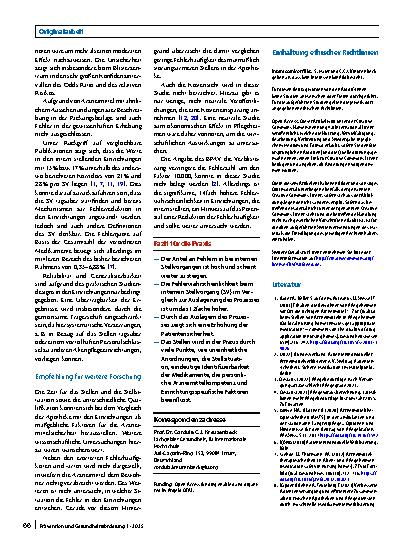 Vorschauseite 6: Patientenindividuelle Verblisterung im Pflegeheim reduziert Fehlerhäufigkeit