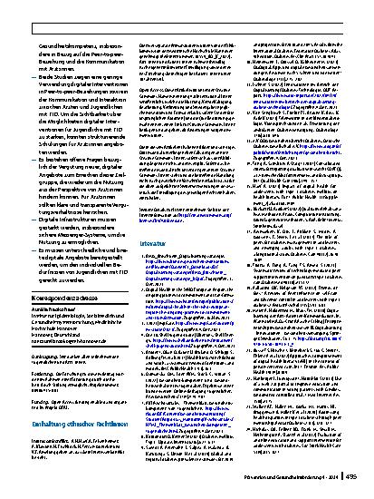 Vorschauseite 6: Digitale Interventionen zur Förderung der Gesundheitskompetenz: ein Vergleich der Perspektiven von Jugendlichen mit Typ-1-Diabetes und Ärzt: innen
