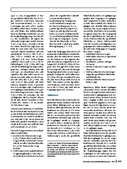 Vorschauseite 6: Der Einfluss von Vorwissen und sprachlichen Texteigenschaften auf die Anwendung des Fragebogens in einer gynäkologischen Patientenaufklärung: eine leitfadengestützte Interviewstud…