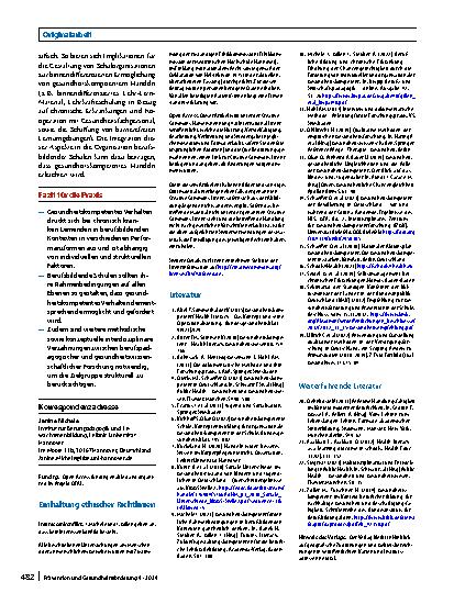 Vorschauseite 5: Gesundheitskompetentes Handeln von chronisch kranken Jugendlichen und jungen Erwachsenen in berufsbildenden Settings ermöglichen: ein typenbildendes Verfahren
