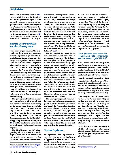 Vorschauseite 2: Universitäre Lehre partizipativ gestalten. Reflecting Teams zum Thema Inklusion in Arbeit