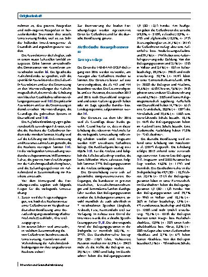 Vorschauseite 2: Die Resilienz von Geflüchteten in Deutschland