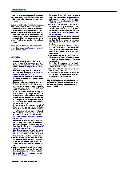 Vorschauseite 6: Implementierung von Patientensicherheitsmaßnahmen in Ländern mit niedrigem Einkommen am Beispiel des Klinikpartnerschaftsprojekts SAFE@KCH