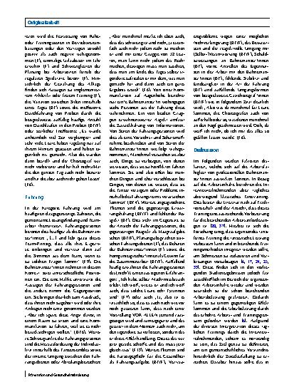 Vorschauseite 6: Arbeitsfähigkeit von professionellen Bühnentänzer*innen: eine qualitative Erhebung von Chancen und Herausforderungen
