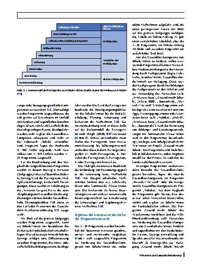 Vorschauseite 5: Das Projekt „Gesundheitschamps – wir wissen um unsere Gesundheit Bescheid“
