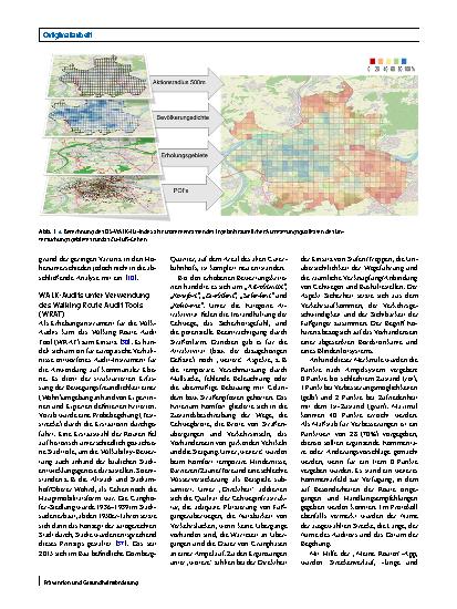 Vorschauseite 4: Walkability der Stadt Regensburg – eine Mixed-methods-Untersuchung mittels QGIS und Walk Audits