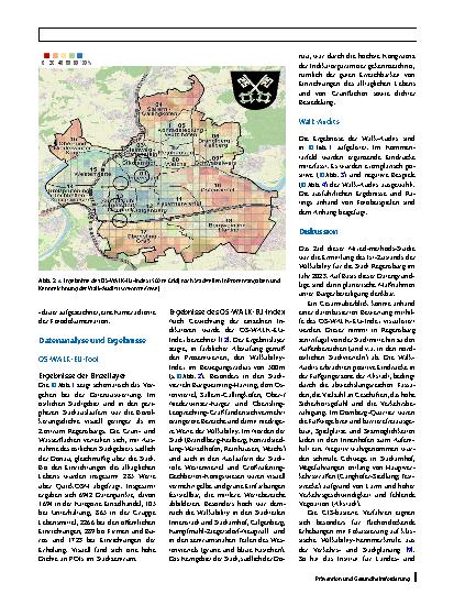 Vorschauseite 5: Walkability der Stadt Regensburg – eine Mixed-methods-Untersuchung mittels QGIS und Walk Audits