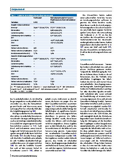 Vorschauseite 6: Schulerfahrungen und Gesundheitsverhalten von Grundschulkindern