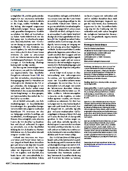 Vorschauseite 2: Chronische Erkrankungen und Gesundheitskompetenz an der Schnittstelle zwischen Individuen, Professionen und Organisationen