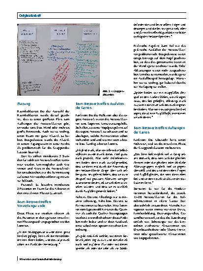 Vorschauseite 4: Netzwerkkarten in den Frühen Hilfen – Pilotierung eines Ablaufs zum (Wieder-)aufbau kommunaler Netzwerke
