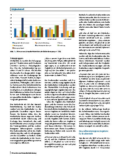 Vorschauseite 4: Wie können Studierende über gesundheitsförderliche Angebote an ihrem Studienort informiert werden?