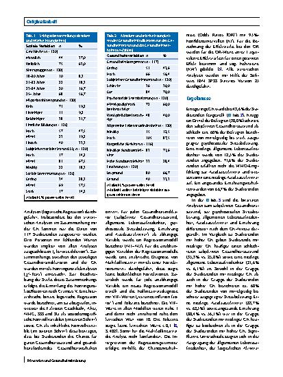 Vorschauseite 4: Gesundheitskompetenz und assoziierte Gesundheitsindikatoren unter den Studierenden der SRH-Hochschule in Nordrhein-Westfalen