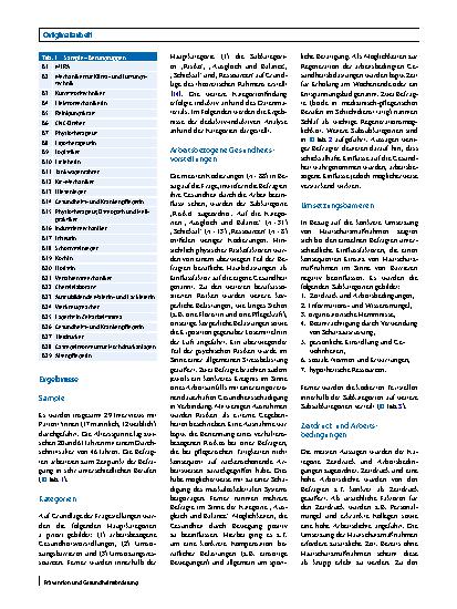 Vorschauseite 4: Barrieren und Ressourcen für personenbezogene Arbeitsschutzmaßnahmen
