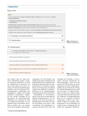 Vorschauseite 6: Selbstreflexion digitaler Gesundheitskompetenz in der Schule. Entwicklung eines Kurzinstruments für Schulpersonal