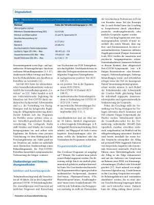 Vorschauseite 2: Post-COVID-Syndrom und Fatigue: Einblicke und erste Ergebnisse eines telemedizinischen Gesundheitsprogramms