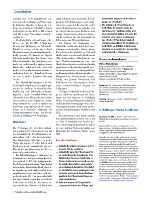 Vorschauseite 6: Selbsthilfe im Vorund Umfeld von Pflege