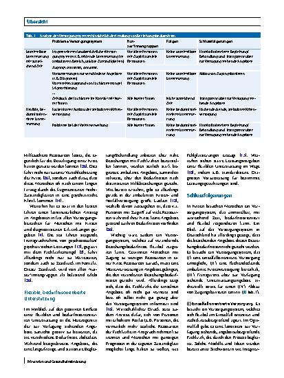Vorschauseite 4: Gesundheitsversorgung beziehungsorientiert denken – strukturelle Voraussetzungen für die gelingende Bewältigung von Krisen