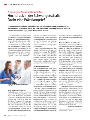 Vorschauseite 1: Hochdruck in der Schwangerschaft: Droht eine Präeklampsie?