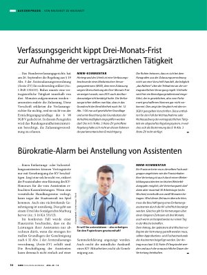 Vorschauseite 1: Bürokratie-Alarm bei Anstellung von Assistenten