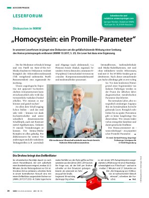 Vorschauseite 1: „Homocystein: ein Promille-Parameter“