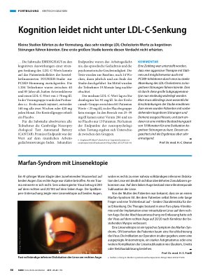 Vorschauseite 1: Kognition leidet nicht unter LDL-C-Senkung