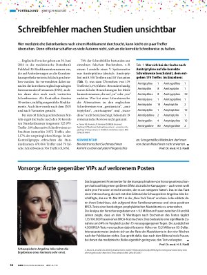Vorschauseite 1: Schreibfehler machen Studien unsichtbar
