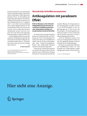 Vorschauseite 1: Antikoagulation mit paradoxem Effekt