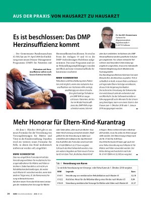 Vorschauseite 1: Es ist beschlossen: Das DMP Herzinsuffizienz kommt