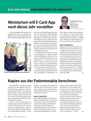 Vorschauseite 1: Kopien aus der Patientenakte berechnen