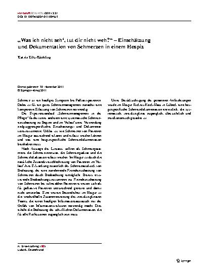 Vorschauseite 1: Was ich nicht seh, tut dir nicht weh?