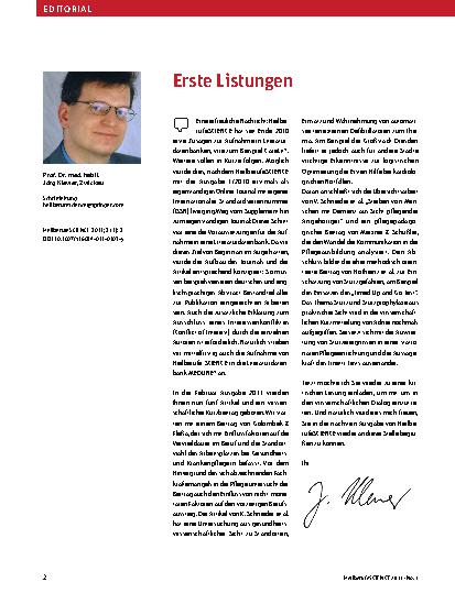 Vorschauseite 1: Erste Listungen
