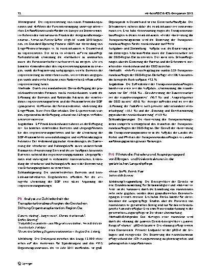 Vorschauseite 5: HeilberufeSCIENCE-Symposium 2012